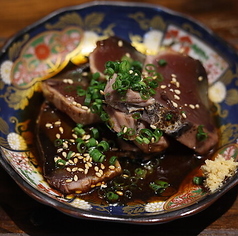 鰹の花山椒ソース