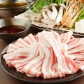 料理メニュー写真&nbsp;越後もち豚のしゃぶしゃぶ（一人前）