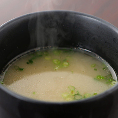 比内地鶏のスープ