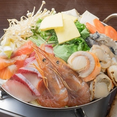 濃厚味噌バター海鮮鍋