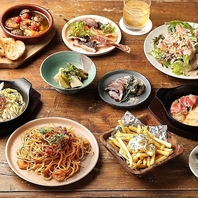 充実した食事メニュー