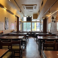 レトロな雰囲気の店内♪