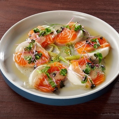 サーモンとカブのセビーチェ