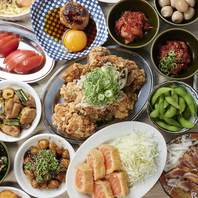 リーズナブルな食べ飲み放題をご用意！種類も豊富◎