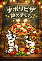 ナポリピザ始めました★