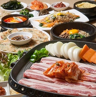 道産×韓国産食材使用！手作り韓国家庭料理を堪能！