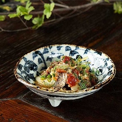 炙り真鯛の塩タタキ