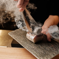 鯖の炙り棒寿司