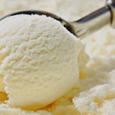 バニラアイス