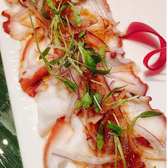 タコのスパイシートリュフオイルポン酢 Octopus with Spicy Truffle Oil Ponzu