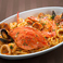 丸ごと渡り蟹の入ったペスカトーレ　スパゲッティ