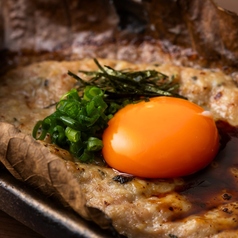 鶏つくねの朴葉焼き