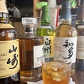 【贅沢な夜も】山崎、白州をはじめとしたプレミアムウイスキーもございます♪ボトルキープも可能です！