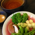 料理メニュー写真 野菜しゃぶしゃぶあご出汁スープ