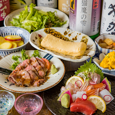 季節料理と日本酒