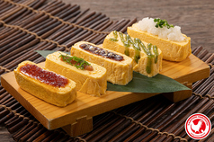 出汁巻き玉子5色ソース