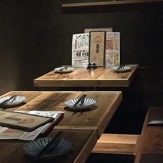 店内奥にある掘り炬燵の席。ゆっくりお話もOK！！