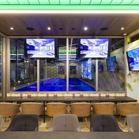 圧巻のプールビュー