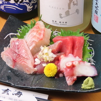 毎日市場で仕入れる鮮魚は自慢の一品◎