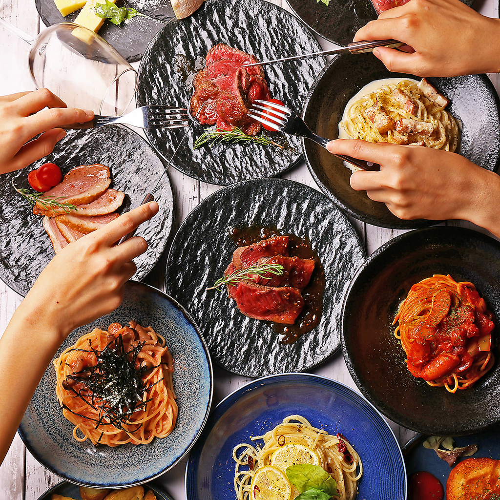 女子会などにもおすすめな肉＆チーズコースは2,562円～豊富にご用意☆