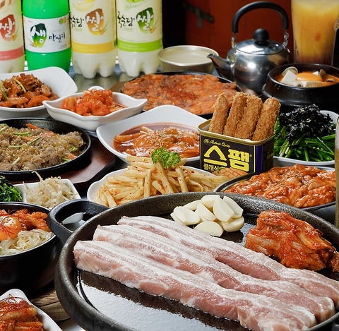 一品税込328円～！お手頃価格で本場の韓国料理＆韓国のお酒を楽しみ尽くせます♪