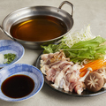 料理メニュー写真&nbsp;阿波尾鶏のしゃぶしゃぶ