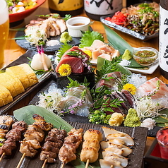 串焼きの他に居酒屋メニューも揃えてます！