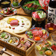 肉割烹むつの式松山三番町のコース写真