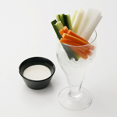 野菜スティック/豆腐サラダ