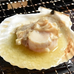 殻付きホタテバター焼き