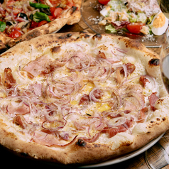 ピッツァ　フランベ