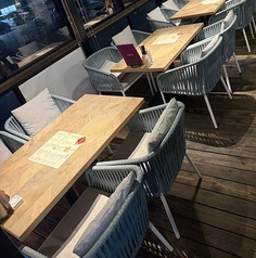 ≪開放的な空間の中、お食事が楽しめるオープンテラス席はペット同伴可能です★≫