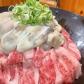 料理メニュー写真 牡蠣と肉鍋　一人前