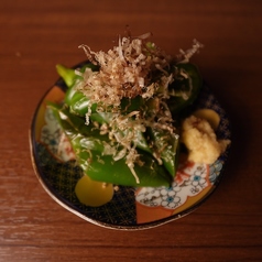 京to万願寺唐辛子焼き