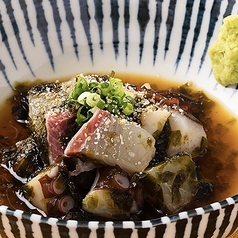 鮮魚とあおさ醤油の漁師漬け