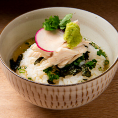 鶏だしおでんのだし汁を使った でん出汁茶漬け