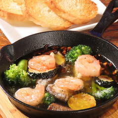 海老のアヒージョ