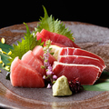 料理メニュー写真&nbsp;生本マグロ３種食べ比べ
