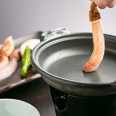 ズワイガニ炙り焼き