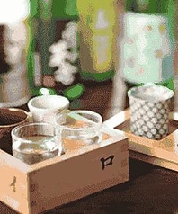 イロハニ桝　＝日本酒４種飲み比べ＝