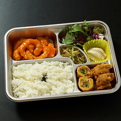 四川弁当（メイン：エビチリ）