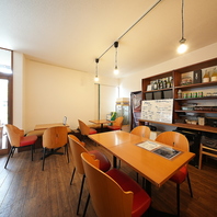 オシャレで明るい店内でブラジルの風も感じる