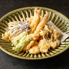 旬の天ぷら盛り合わせ