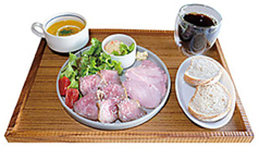 ハーフ&ハーフプレート(ドリンク・パンセット)