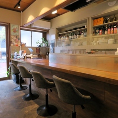 カウンター5席ございます