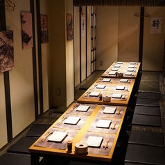 5名様～ご利用できるお席を完備しております。