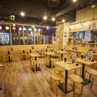 朝から夜までいつでも宴会OK♪