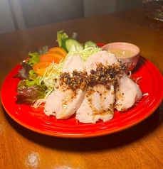 蒸し鶏のサラダ