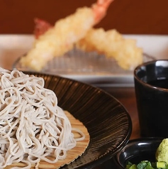 海老天ざるそば(冷)