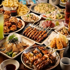 焼き鳥食べ飲み放題3500円 全席個室居酒屋 呑み処 ほどよし 南越谷店のコース写真